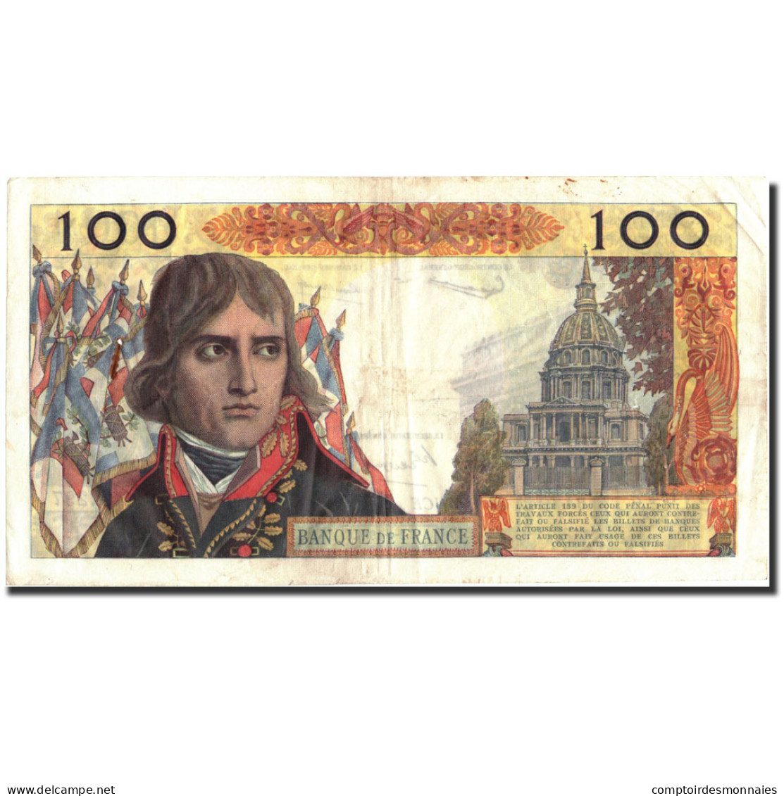 Billet, France, 100 Nouveaux Francs, 100 NF 1959-1964 ''Bonaparte'', 1964 - 100 NF 1959-1964 ''Bonaparte''