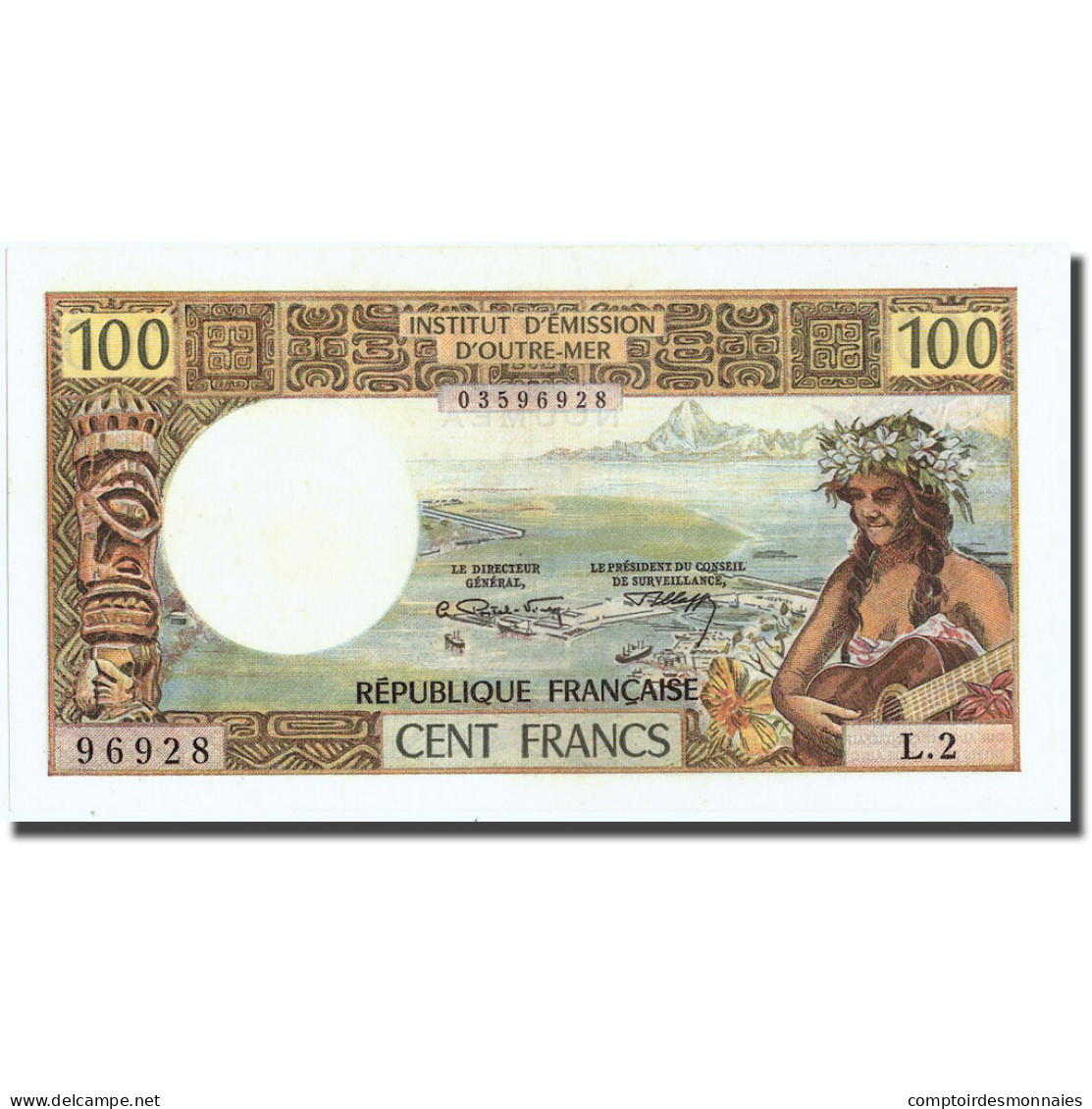 Billet, Nouvelle-Calédonie, 100 Francs, Undated (1971), KM:63a, NEUF - Numea (Nueva Caledonia 1873-1985)