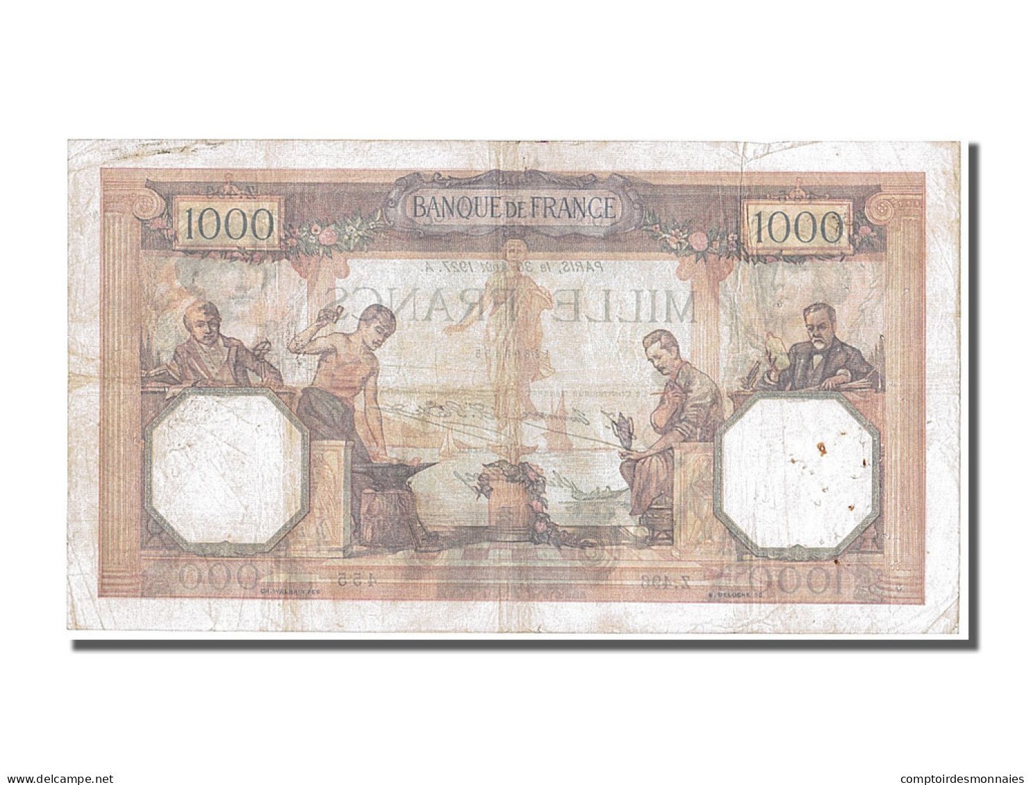 Billet, France, 1000 Francs, 1 000 F 1927-1940 ''Cérès Et Mercure'', 1927 - 1 000 F 1927-1940 ''Cérès Et Mercure''