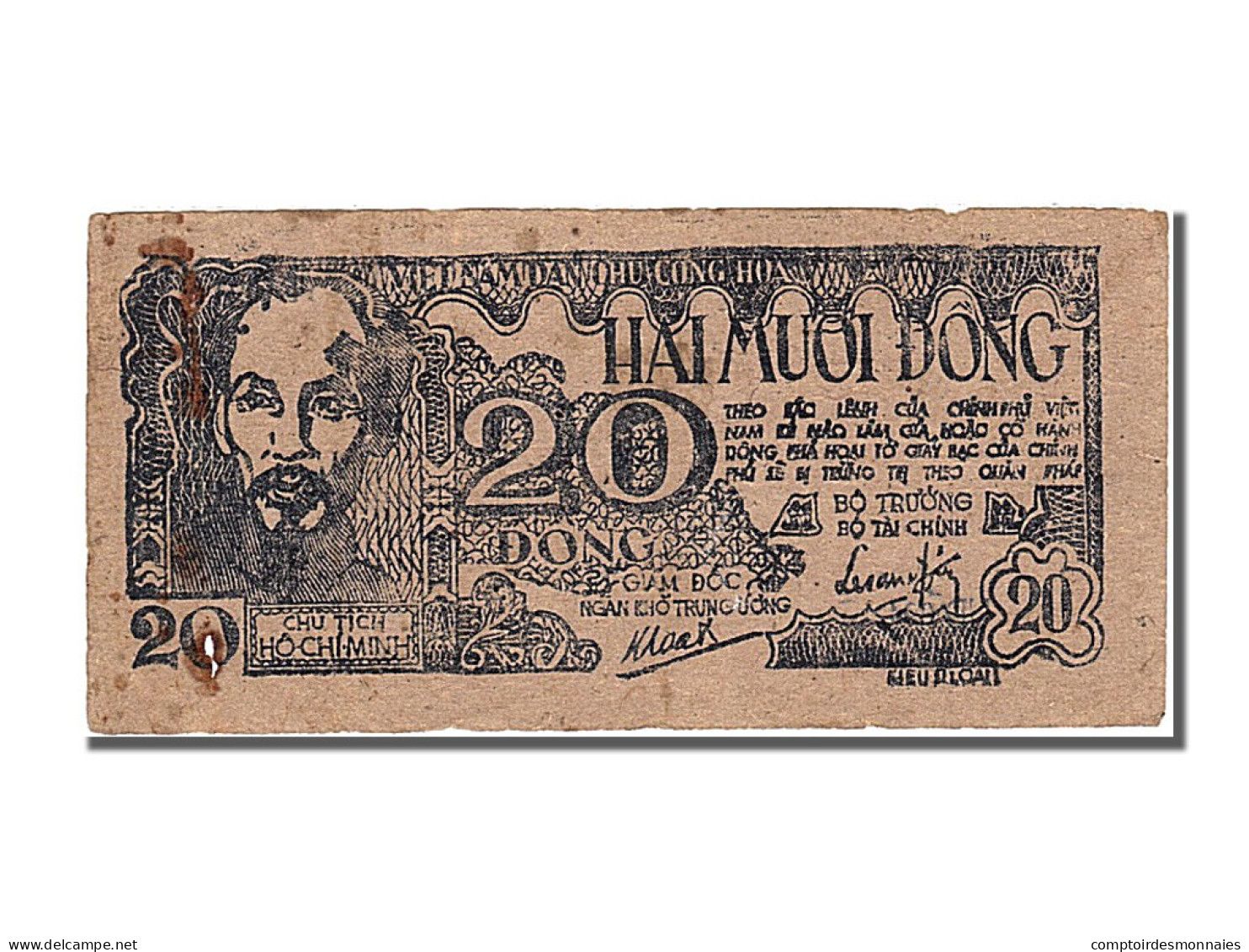 Billet, Viet Nam, 20 Dông, 1948, TTB - Vietnam