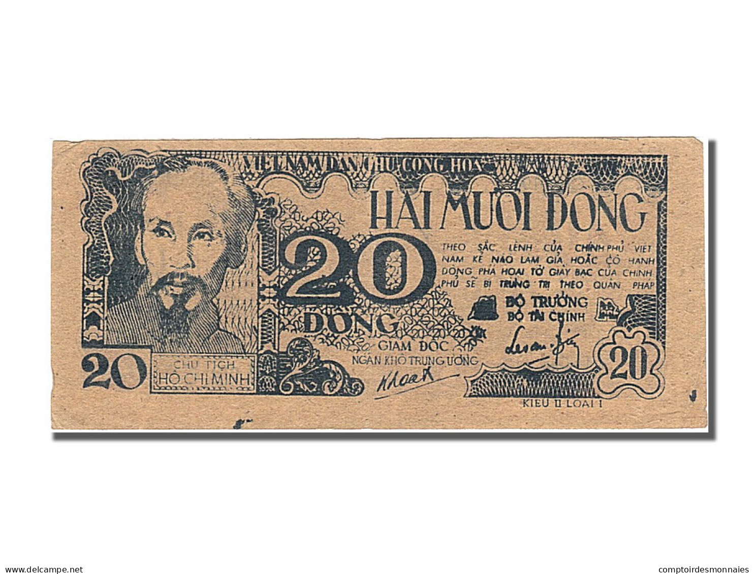 Billet, Viet Nam, 20 Dông, 1948, SPL - Viêt-Nam