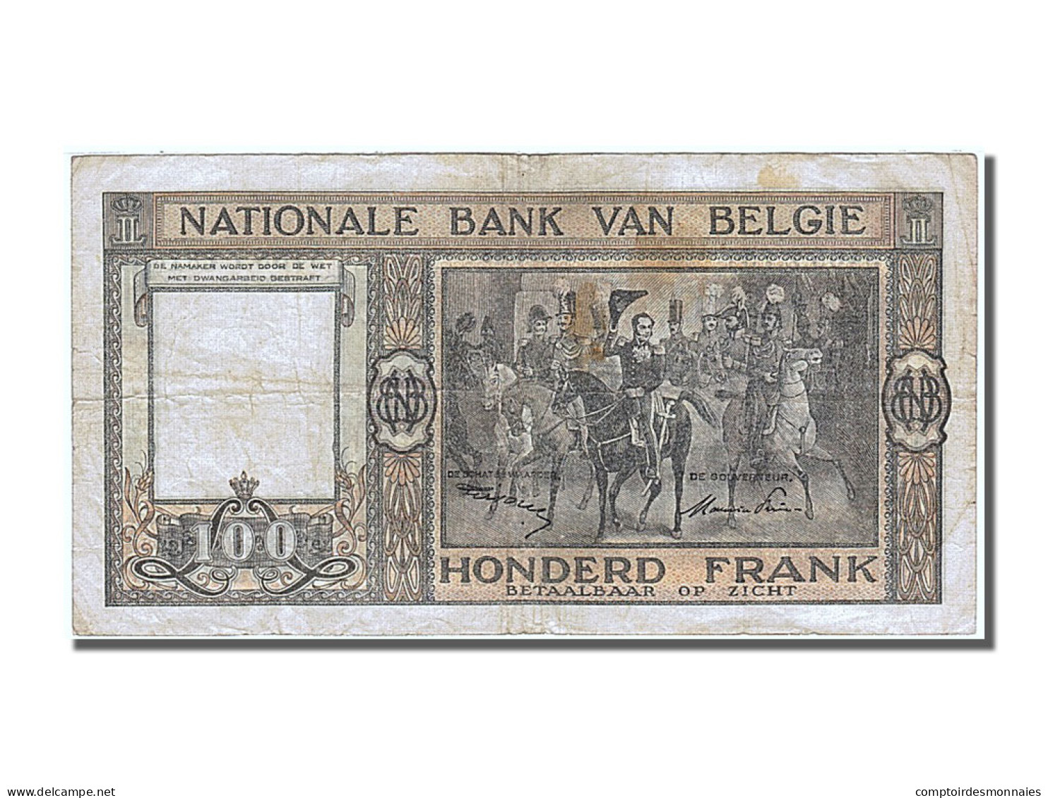 Billet, Belgique, 100 Francs, 1948, 1948-04-27, TTB - 100 Francos