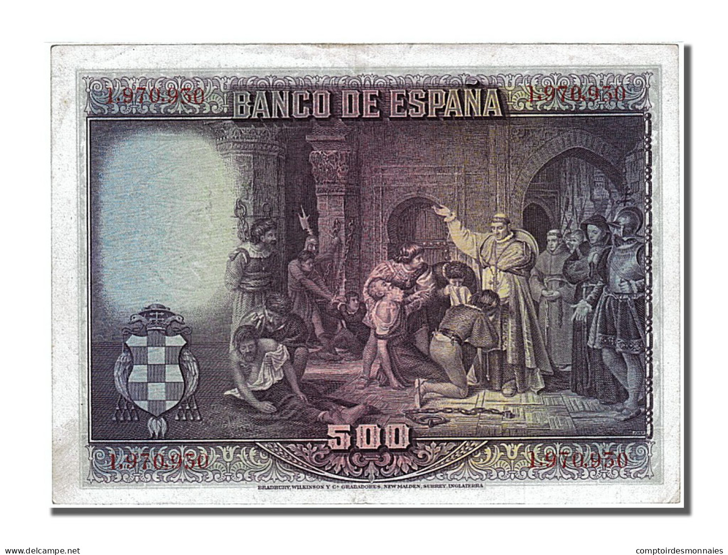 Billet, Espagne, 500 Pesetas, 1928, 1928-08-15, SUP+ - 500 Peseten