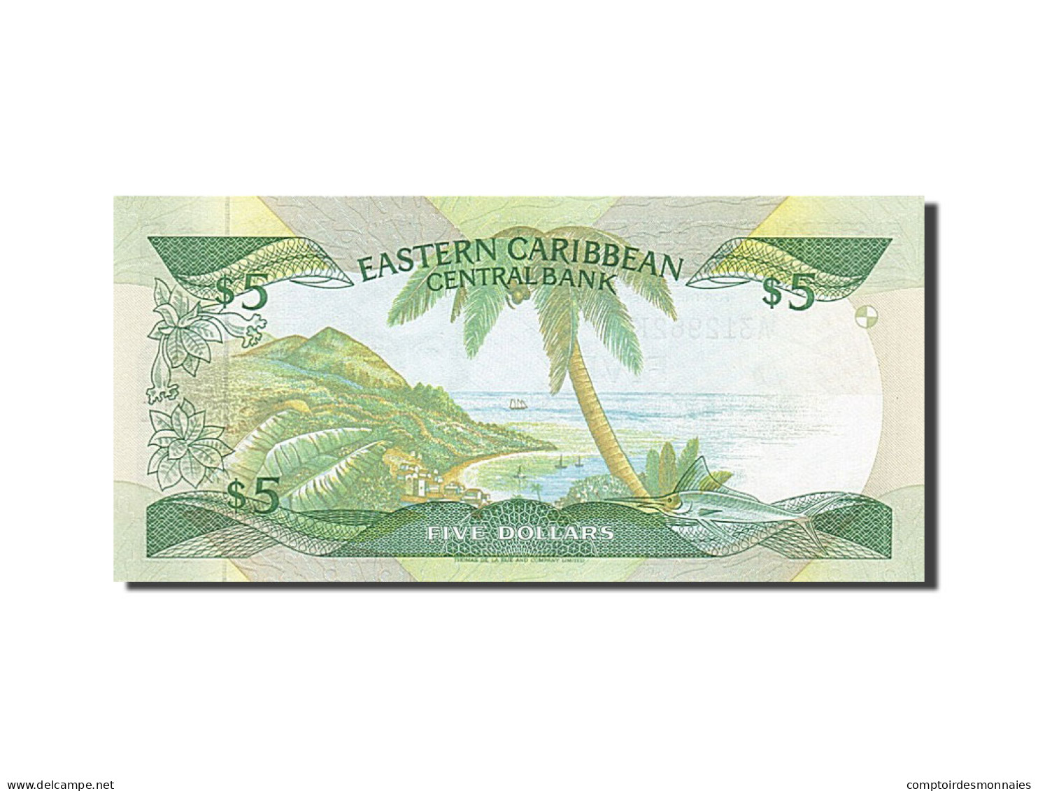 Billet, Etats Des Caraibes Orientales, 5 Dollars, 1986, NEUF - East Carribeans