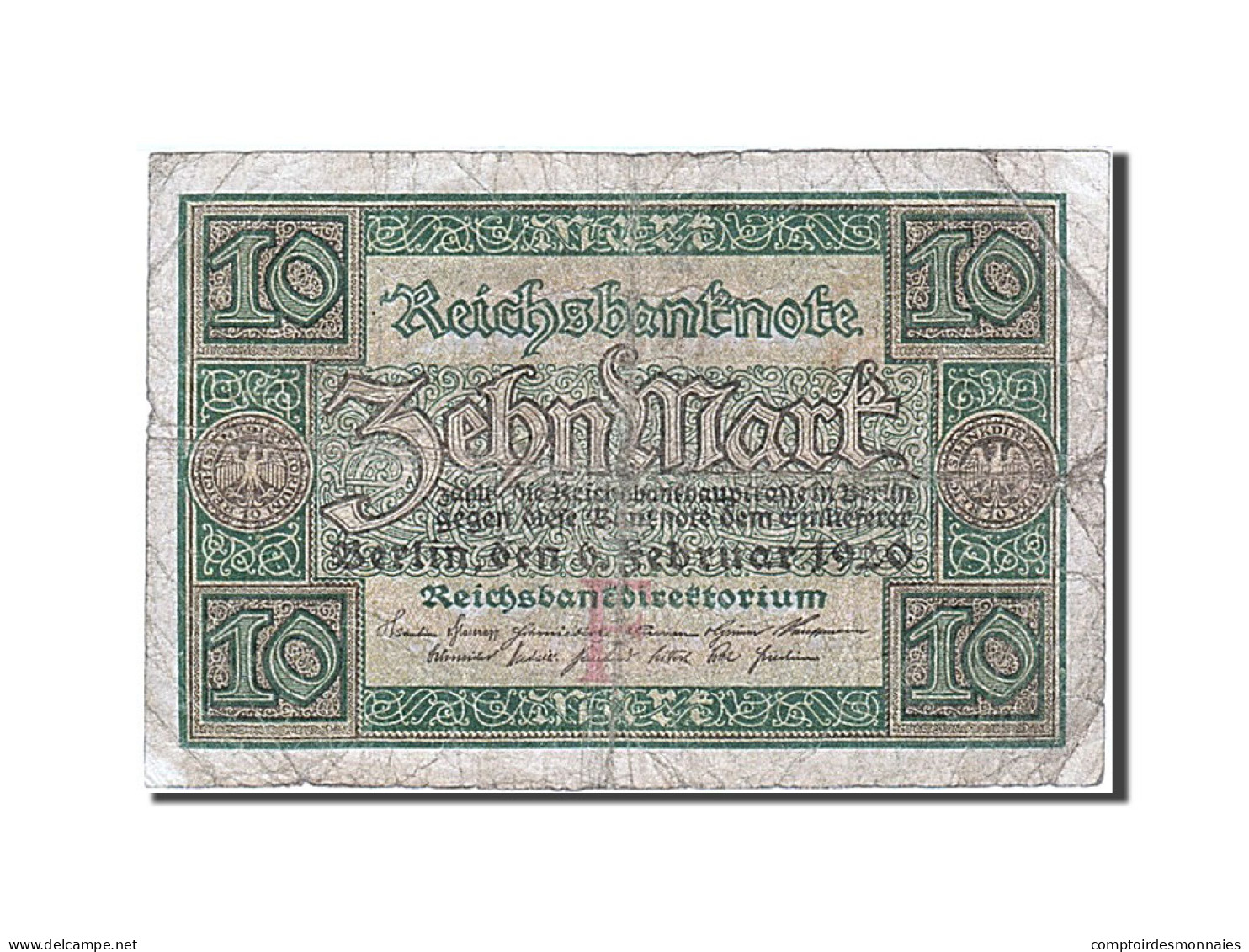 Billet, Allemagne - 10 Mark