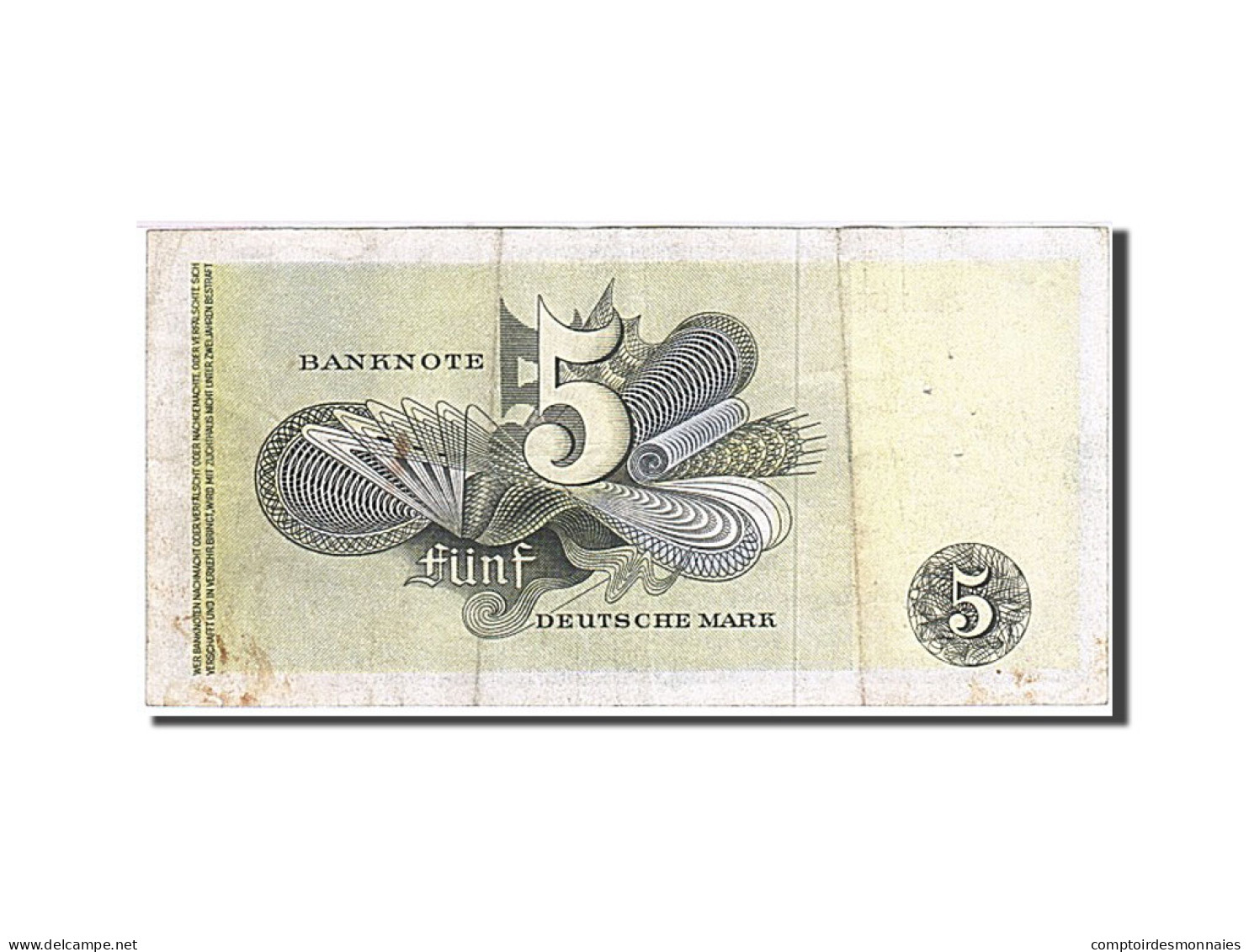 Billet, République Fédérale Allemande, 5 Deutsche Mark, 1948, 1948-12-09 - 5 Mark