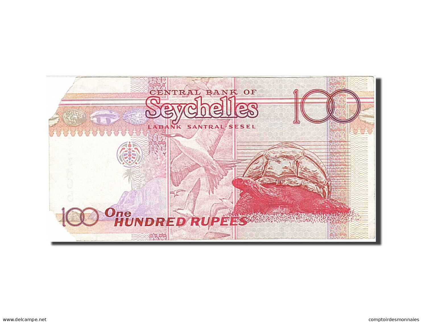 Billet, Seychelles, 100 Rupees, 1998, Undated, KM:39, TB - Seychelles