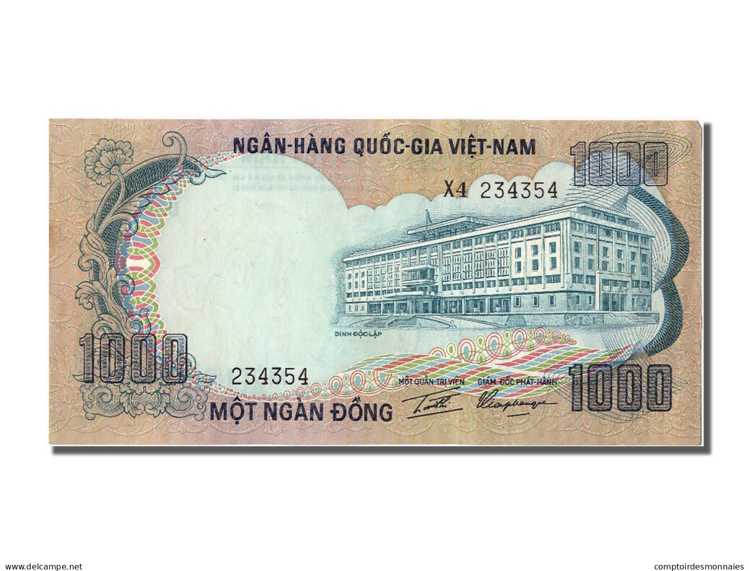 Billet, South Viet Nam, 1000 D<ox>ng, SUP - Vietnam