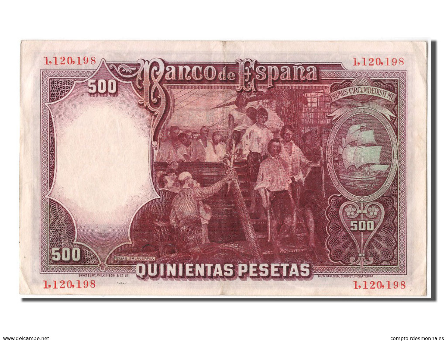 Billet, Espagne, 500 Pesetas, 1931, 1931-04-25, KM:84, SUP - 500 Pesetas