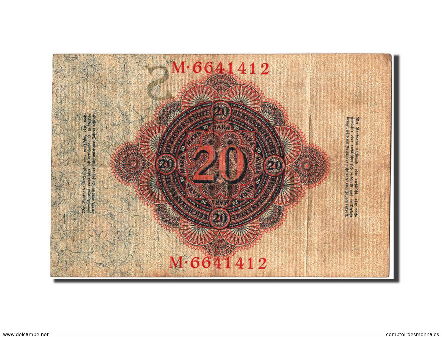 Billet, Allemagne, 20 Mark, 1914, 1914-02-19, TB+ - 20 Mark