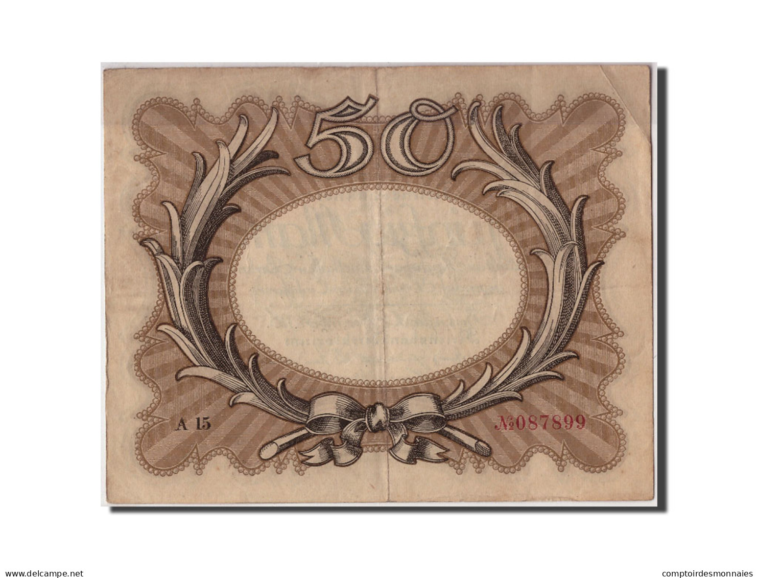 Billet, Allemagne, 50 Mark, 1918, 1918-11-30, TB+ - 50 Mark