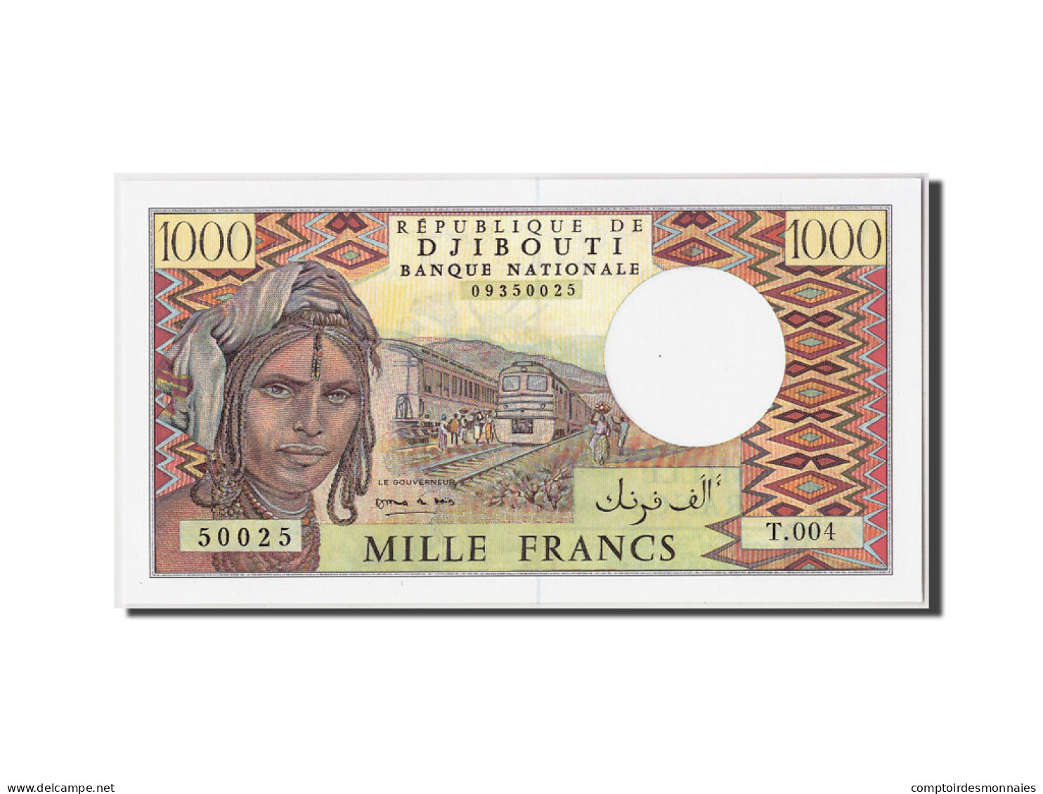 Billet, Djibouti, 1000 Francs, NEUF - Djibouti