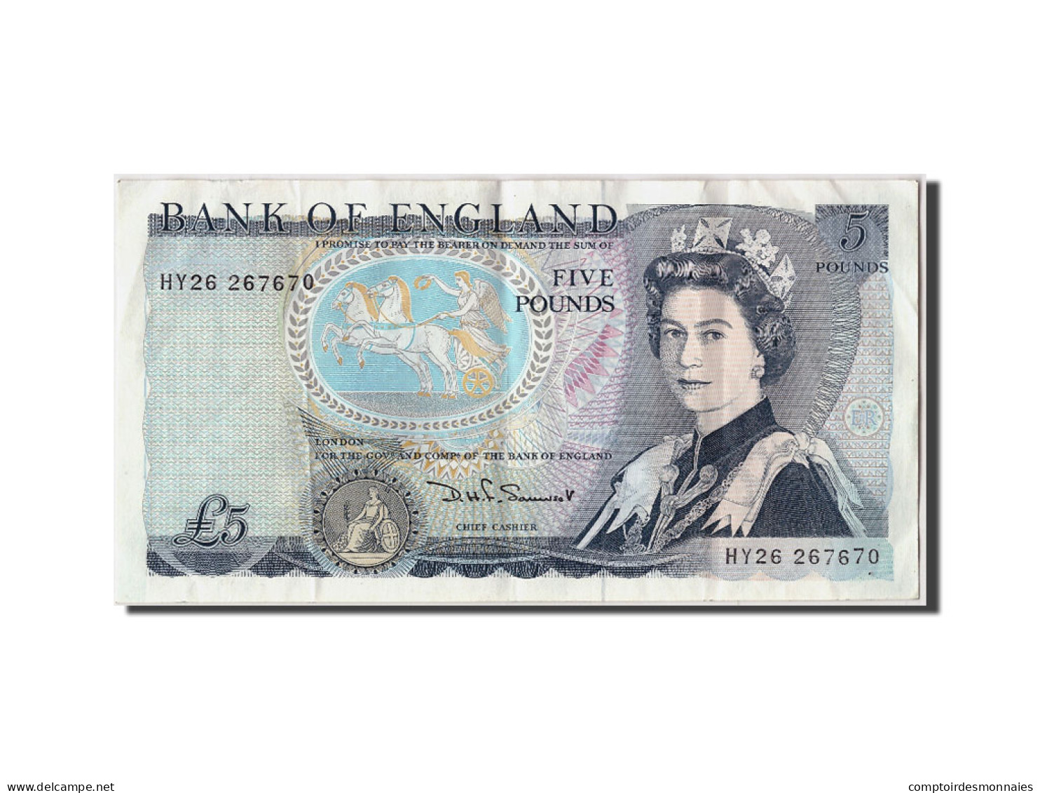 Billet, Grande-Bretagne, 5 Pounds, Undated (1971-91), Undated, KM:378c, TB+ - 5 Pond