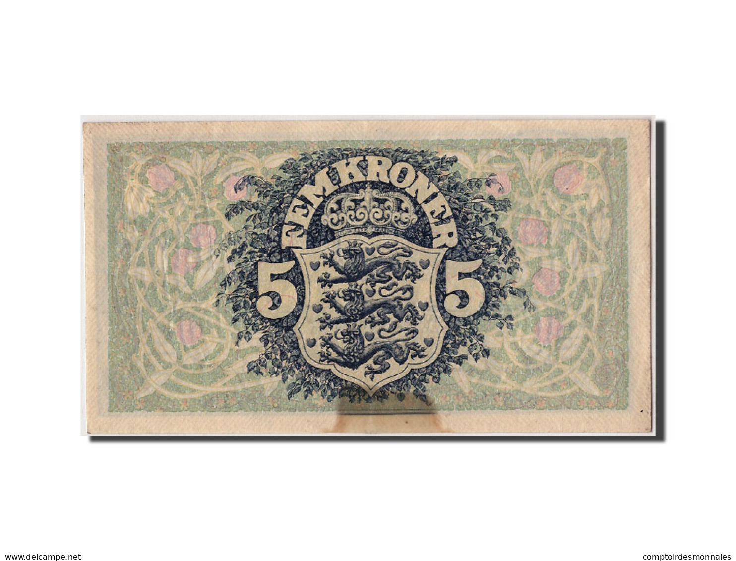 Billet, Danemark, 5 Kroner, 1942, Undated, KM:30h, SUP - Denemarken