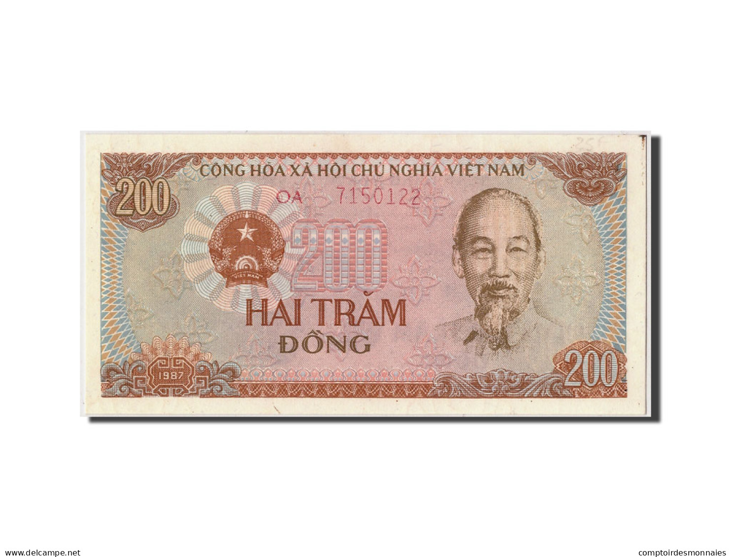 Billet, Viet Nam, 200 Dông, 1987, Undated, KM:100b, NEUF - Vietnam