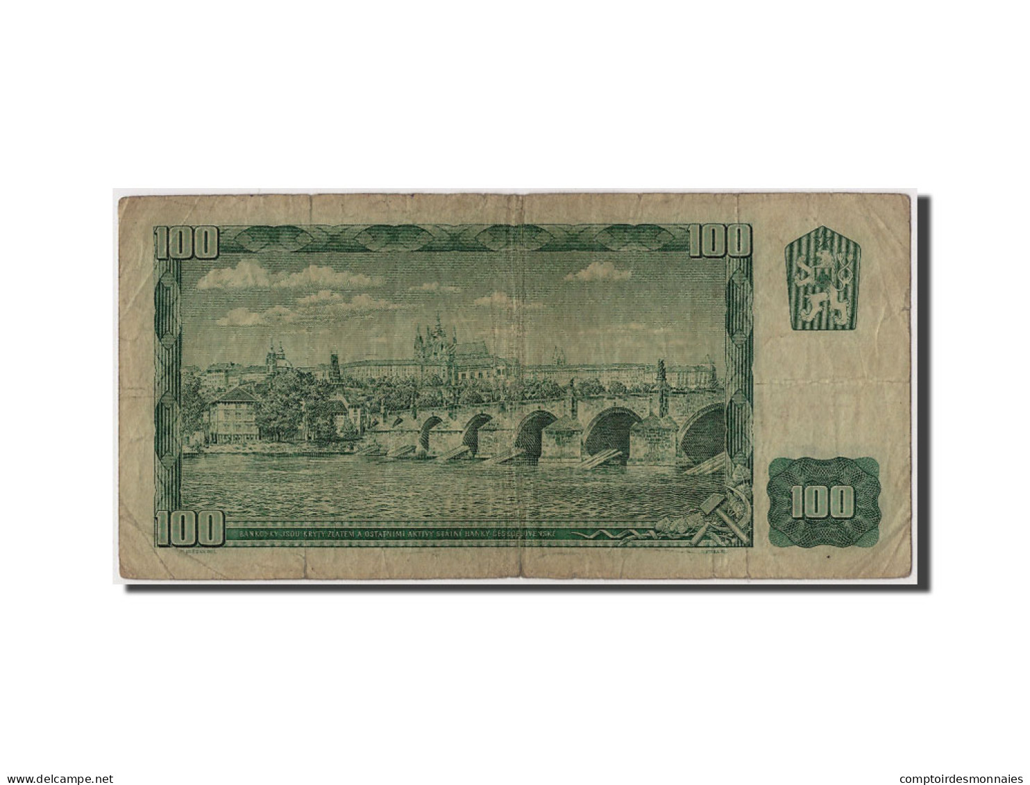 Billet, Tchécoslovaquie, 100 Korun, 1961, Undated, KM:91a, TB - Tschechoslowakei