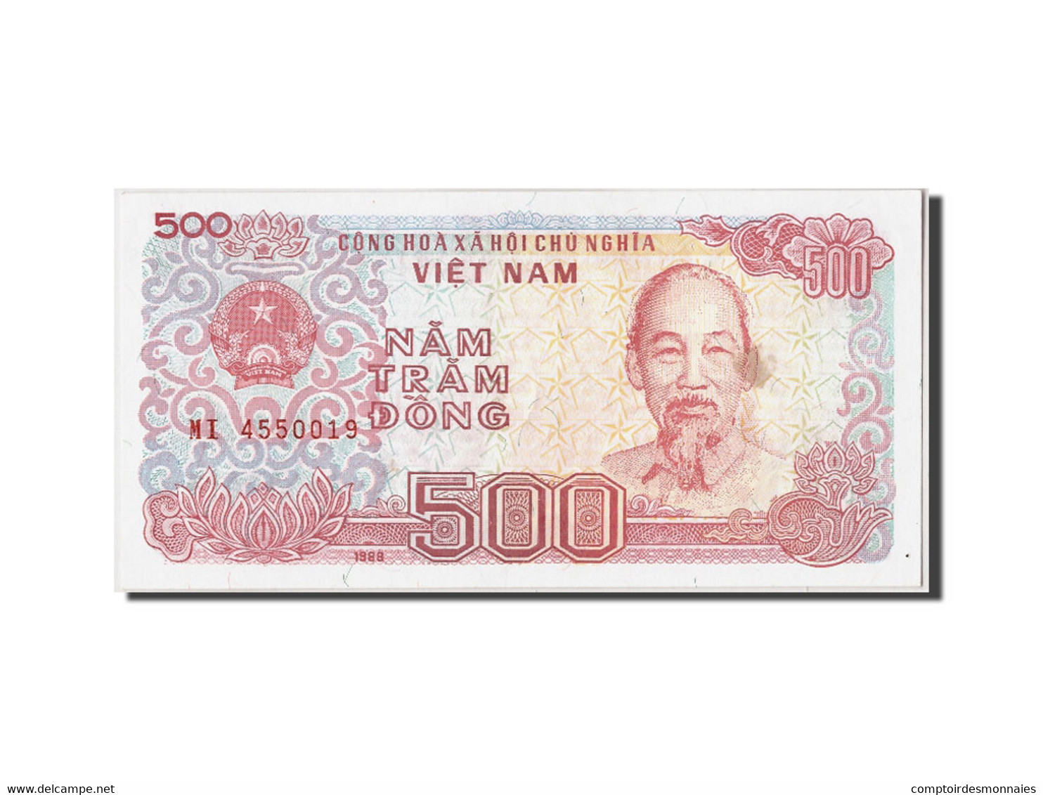 Billet, Viet Nam, 500 Dông, 1988, Undated, KM:101a, SPL - Viêt-Nam