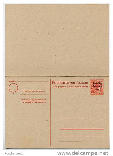 SBZ P33 Postkarte Mit Antwort  1948  Kat. 18,00 € - Postal  Stationery