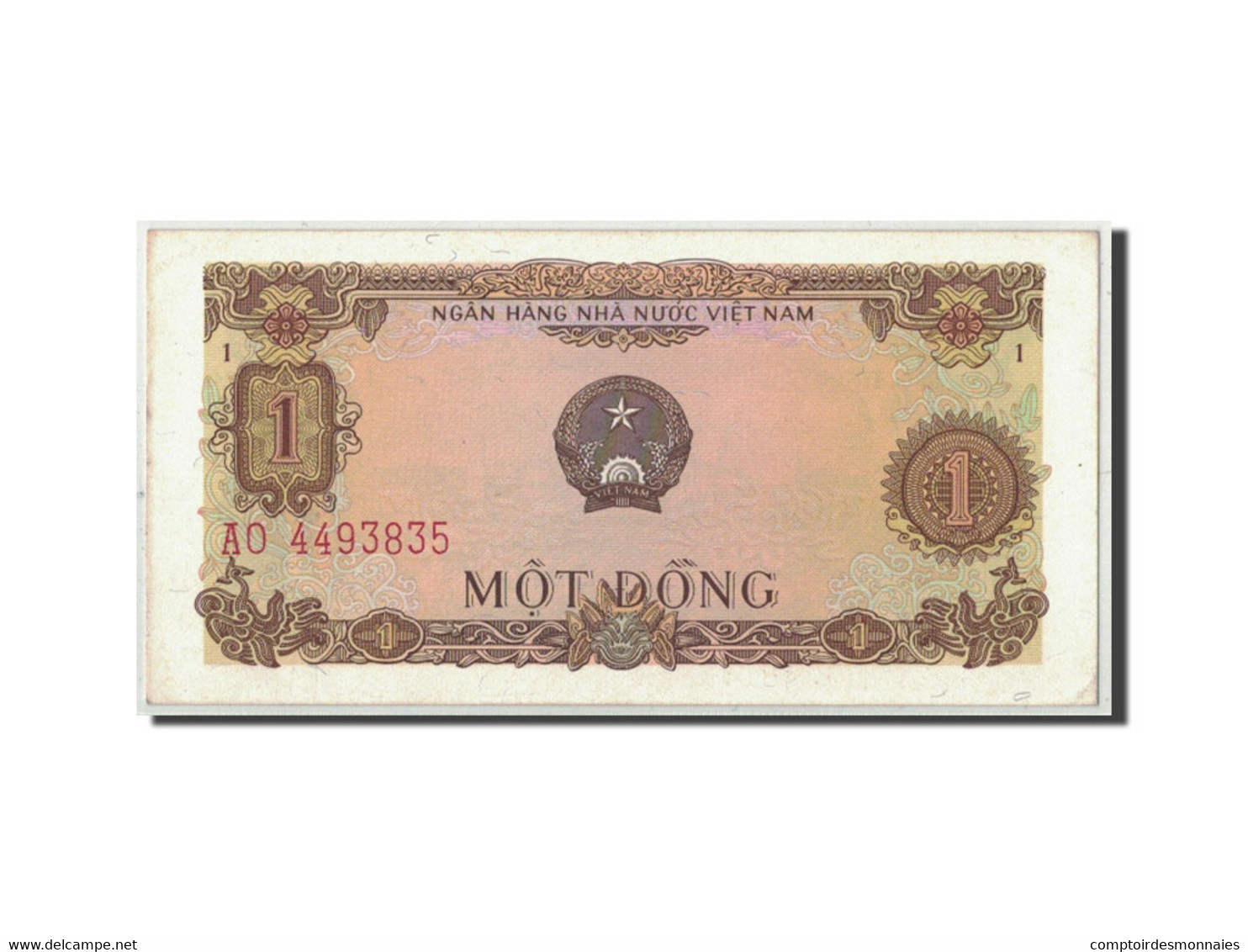 Billet, Viet Nam, 1 D<ox>ng, 1976, KM:80a, SPL - Vietnam