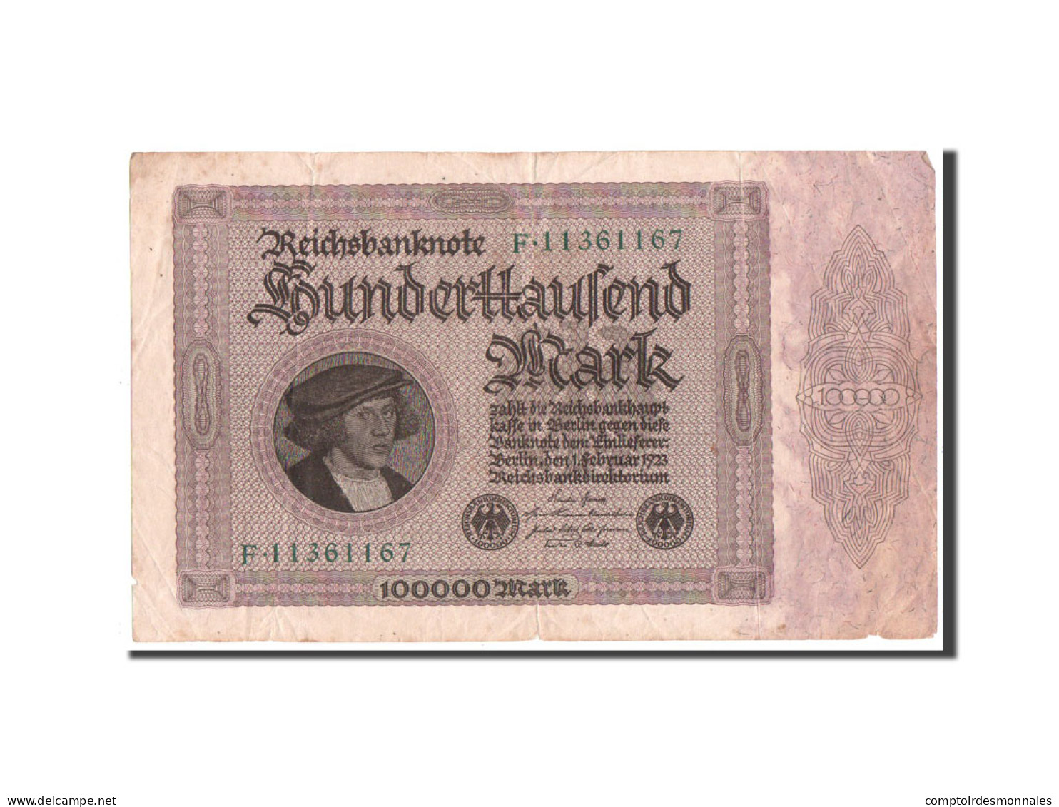 Billet, Allemagne, 100,000 Mark, 1923, TB+ - 100000 Mark