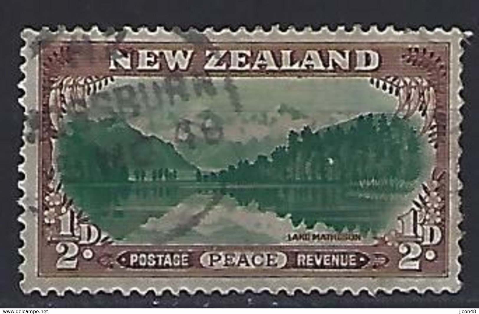 New Zealand 1946  Peace  1/2d  (o) SG.667 - Oblitérés
