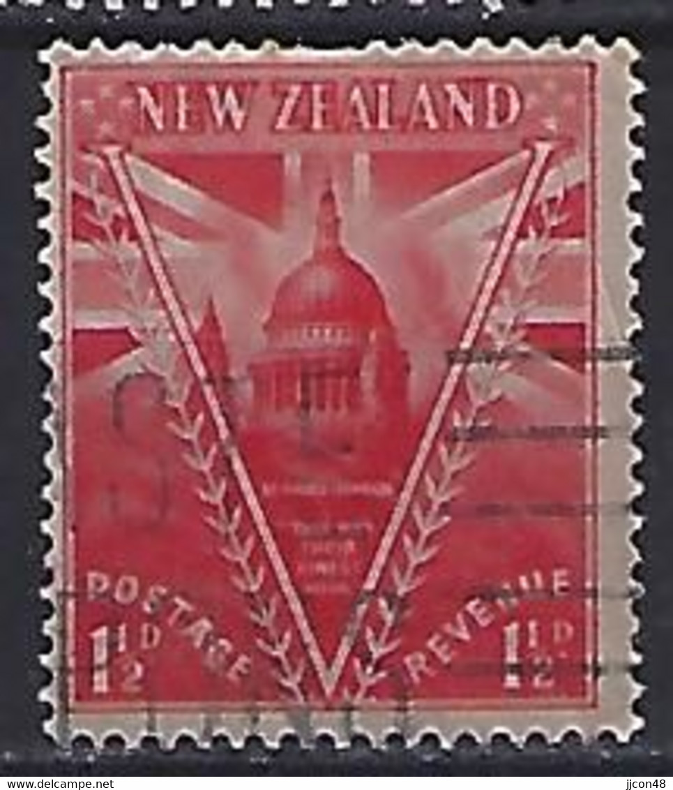 New Zealand 1946  Peace  1.1/2d  (o) SG.669 - Usati