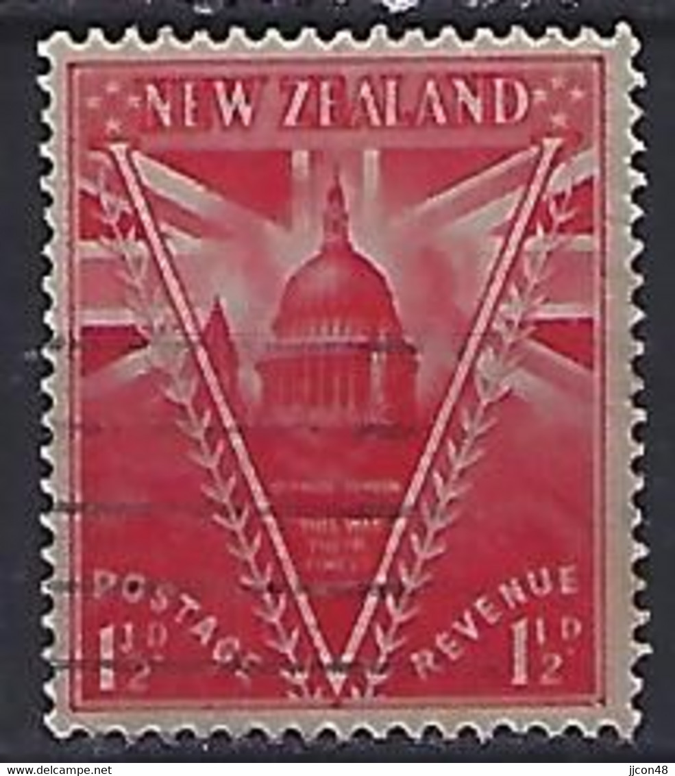 New Zealand 1946  Peace  1.1/2d  (o) SG.669 - Usati