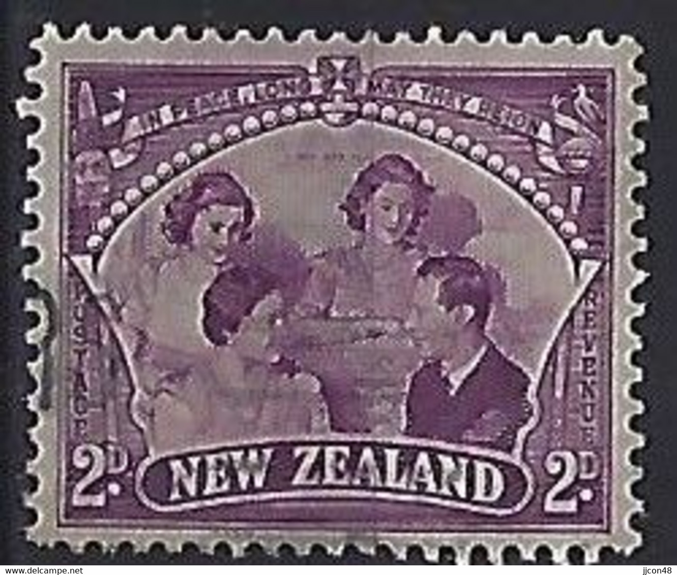 New Zealand 1946  Peace  2d  (o) SG.670 - Oblitérés