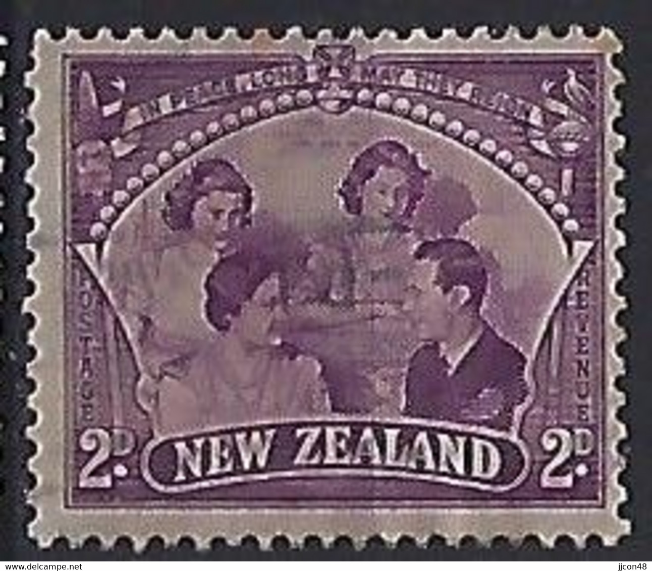 New Zealand 1946  Peace  2d  (o) SG.670 - Used Stamps