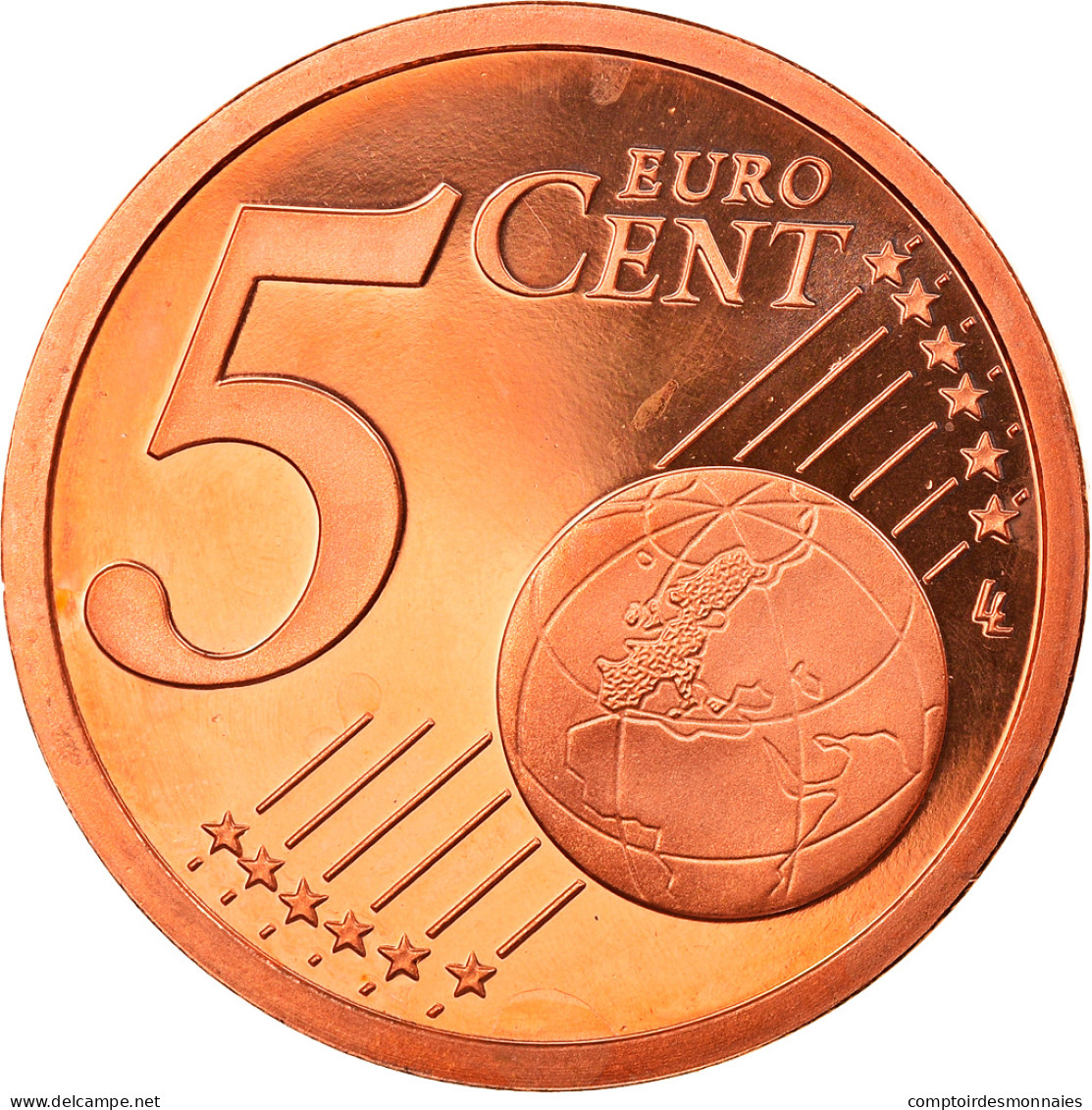 Monnaie, France, 5 Euro Cent, 2001, Paris, FDC, Copper Plated Steel, KM:1284 - Essais, Piéforts, épreuves & Flans Brunis