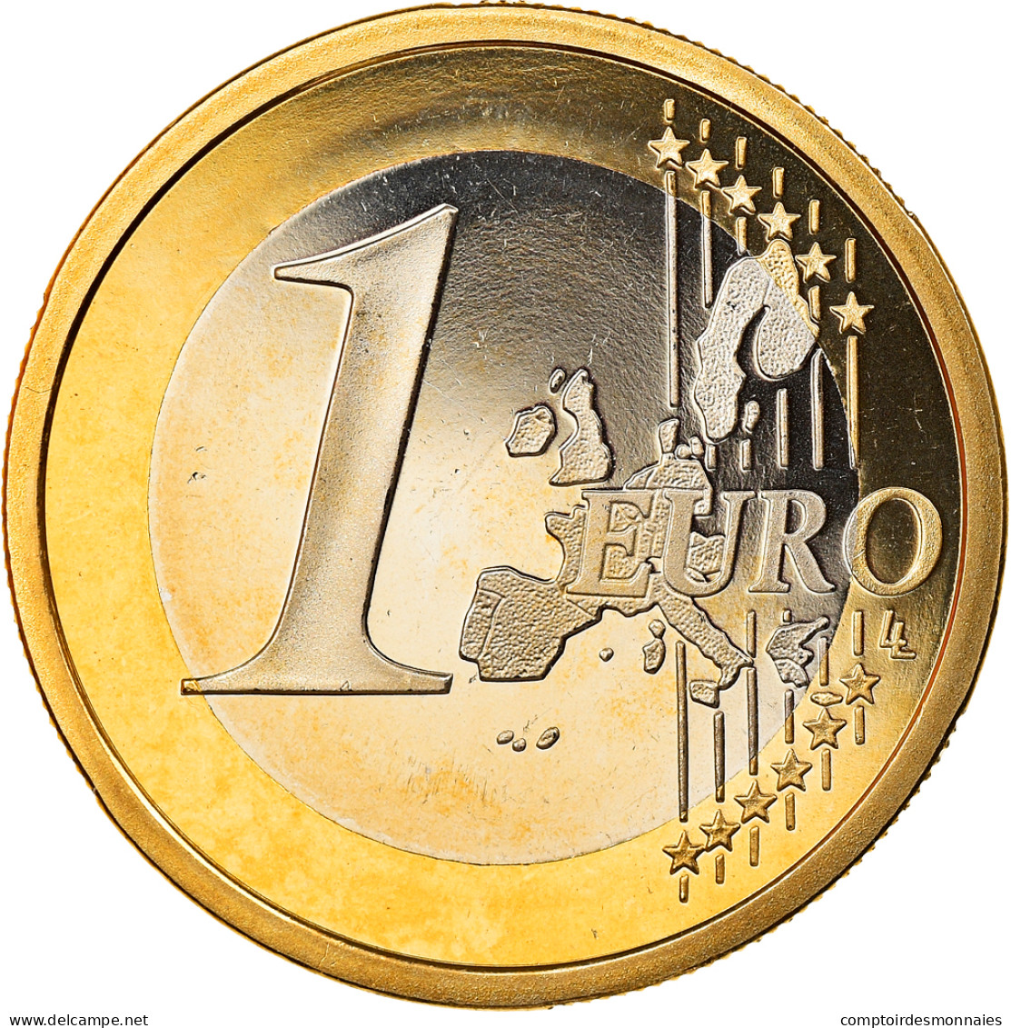 Monnaie, France, Euro, 2001, Paris, Proof, FDC, Bi-Metallic, KM:1288 - Probedrucke