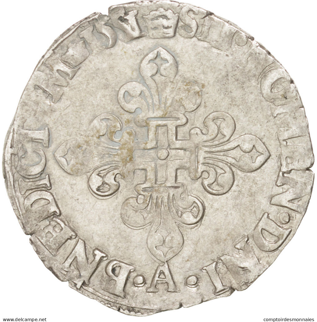 Monnaie, France, Demi Gros De Nesle, 1551, Paris, TB+, Argent, Sombart:4458 - 1547-1559 Henry II