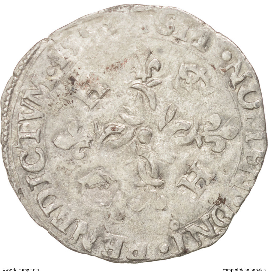 Monnaie, France, Douzain Aux Croissants, 1552, Rennes, TTB, Billon - 1547-1559 Henry II