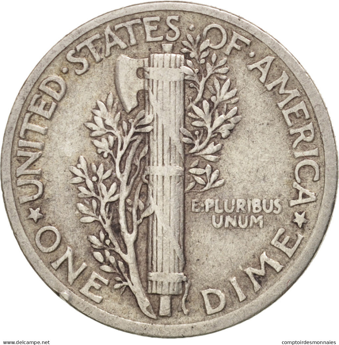 Monnaie, États-Unis, Mercury Dime, Dime, 1941, U.S. Mint, Philadelphie, TTB - 1916-1945: Mercury