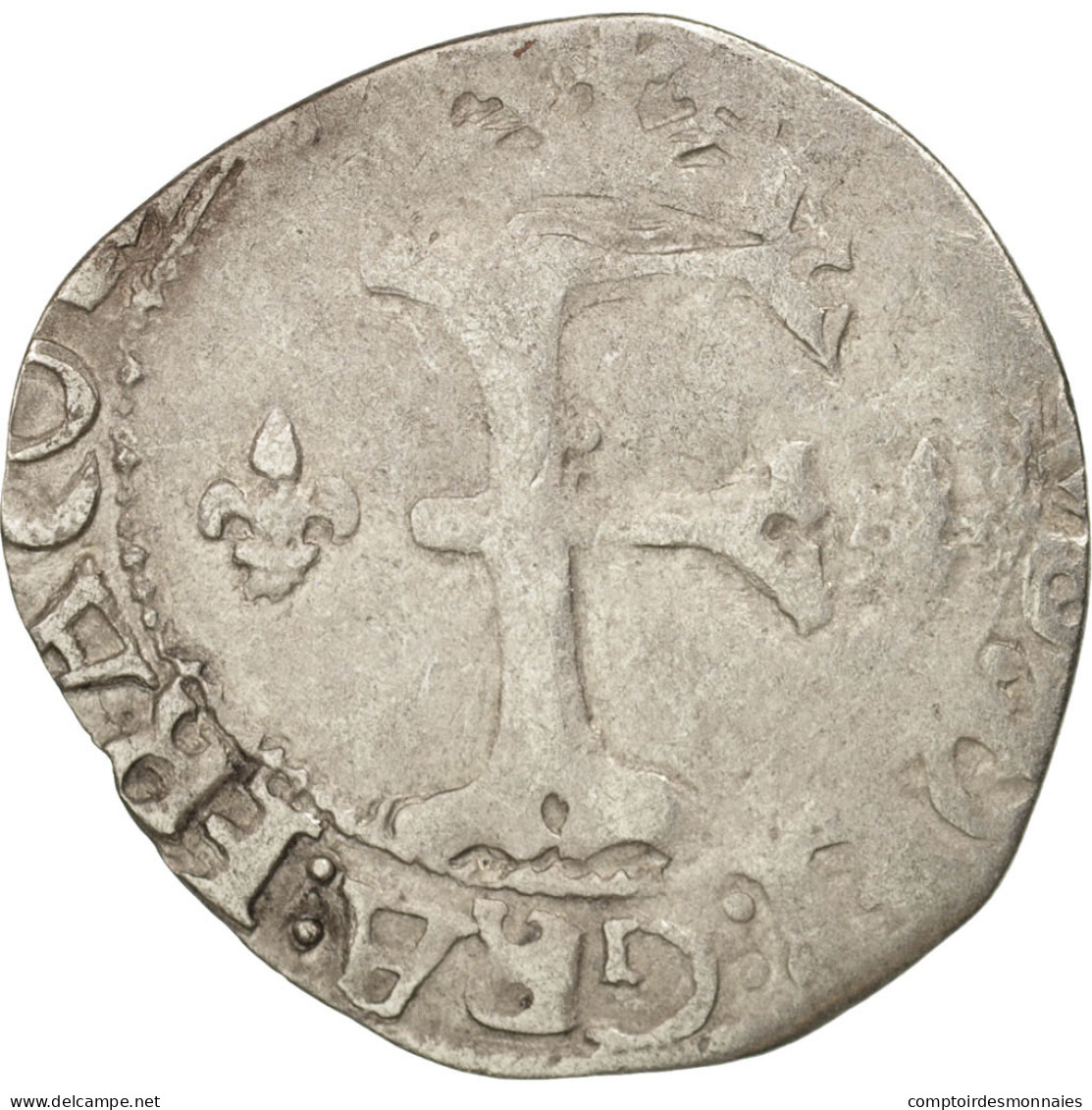 Monnaie, France, Dizain Franciscain, Villefranche De Rouergue, TB, Billon - 1515-1547 Francis I