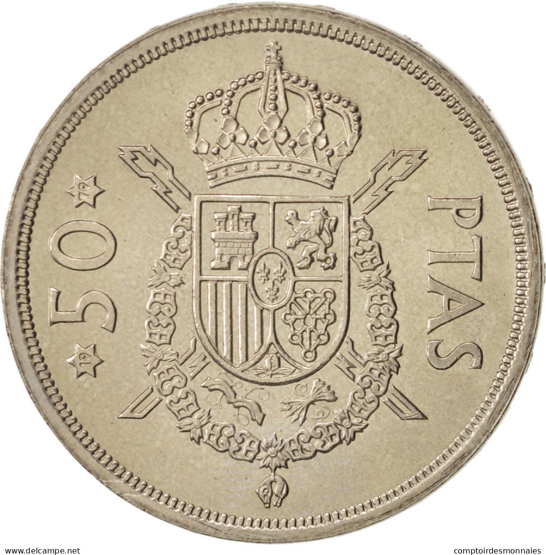 Monnaie, Espagne, Juan Carlos I, 50 Pesetas, 1975, FDC, Copper-nickel, KM:809 - 50 Pesetas
