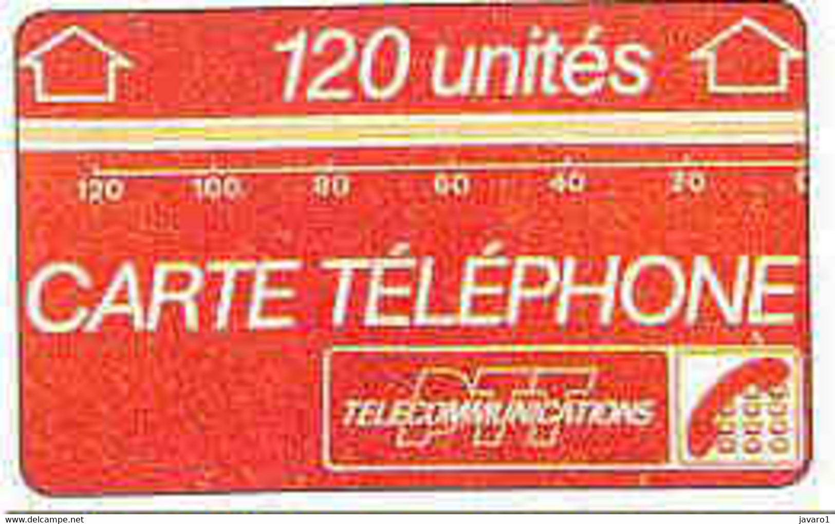 FRANCE : A18 120 U 1.5/3mm Red MINT - Schede Telefoniche Olografiche