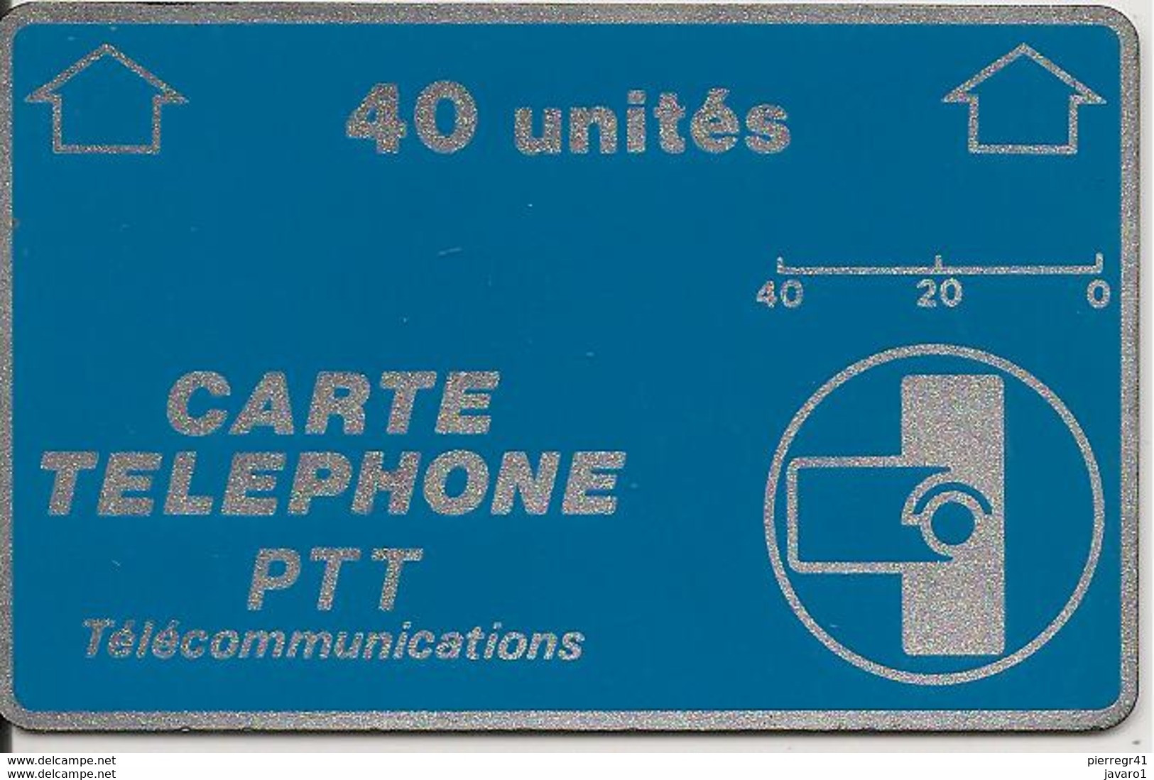 FRANCE : A14 Bleu Silver 40u MINT - Telefoonkaarten Met Hologrammen