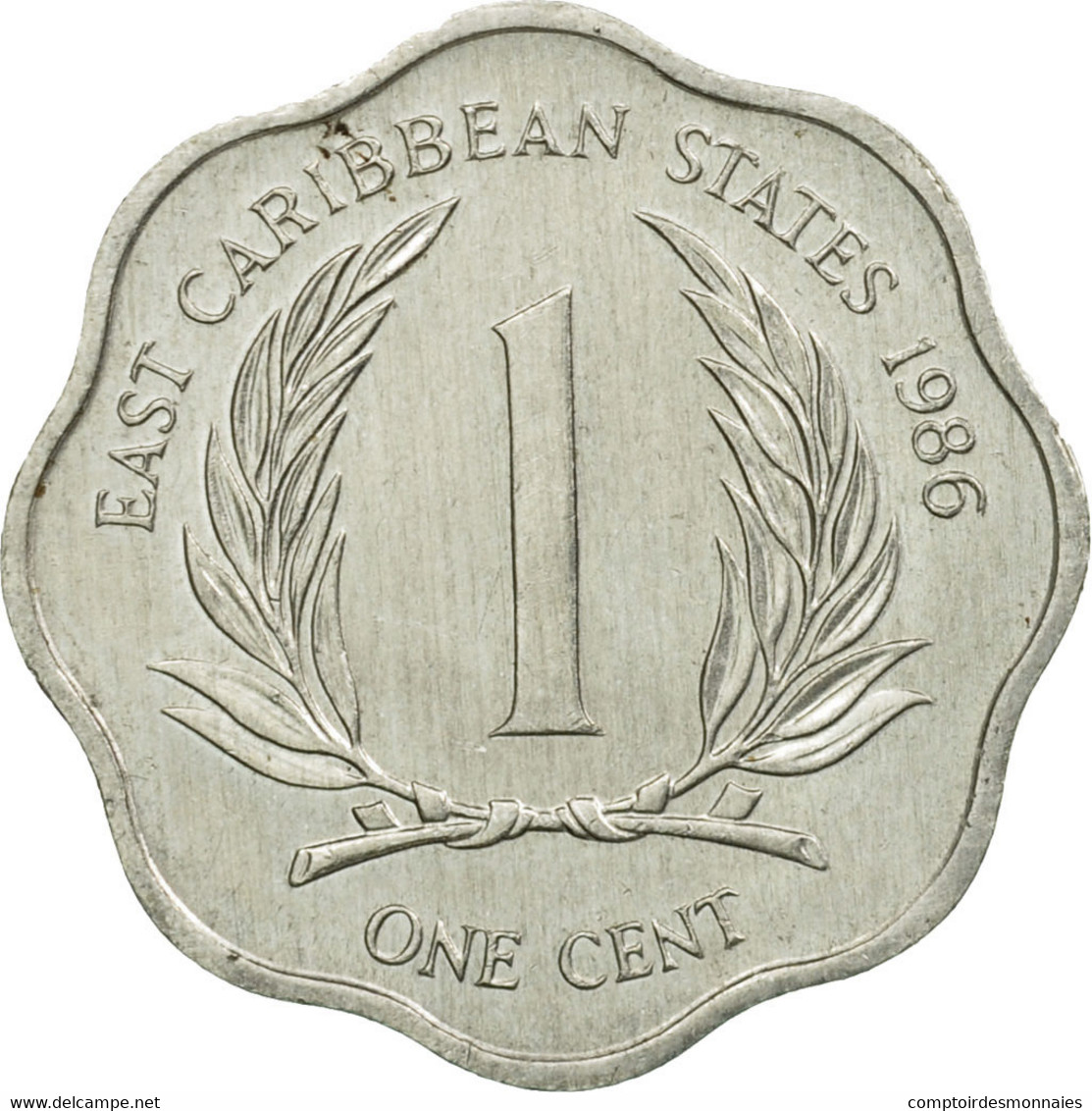 Monnaie, Etats Des Caraibes Orientales, Elizabeth II, Cent, 1986, TTB - East Caribbean States