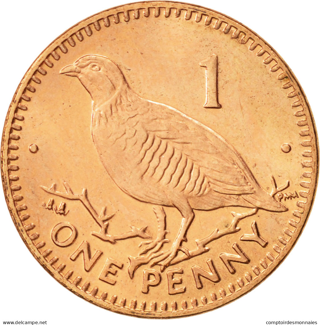 Monnaie, Gibraltar, Elizabeth II, Penny, 2000, SUP+, Copper Plated Steel, KM:773 - Gibraltar