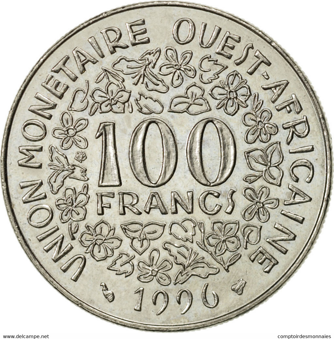 Monnaie, West African States, 100 Francs, 1996, Paris, SUP, Nickel, KM:4 - Costa D'Avorio