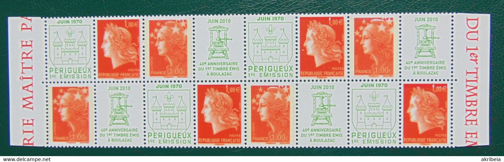 40e Anniv. De BOULAZAC En 2 Bandes H. - Unused Stamps