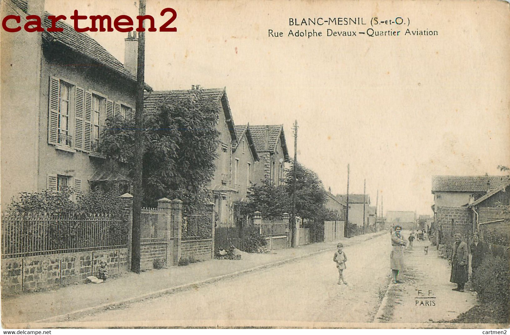 LE BLANC-MESNIL RUE ADOLPHE DEVAUX QUARTIER AVIATION 93 - Le Blanc-Mesnil