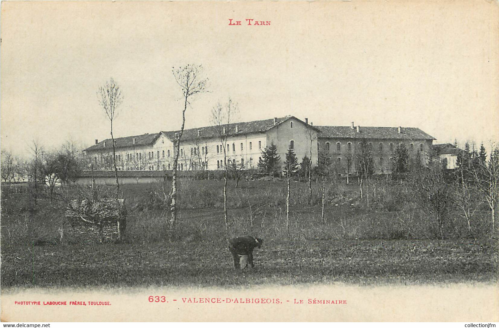 / CPA FRANCE 81 "Valence D'Albigeois, Le Séminaire" / Ed. Labouche" - Valence D'Albigeois