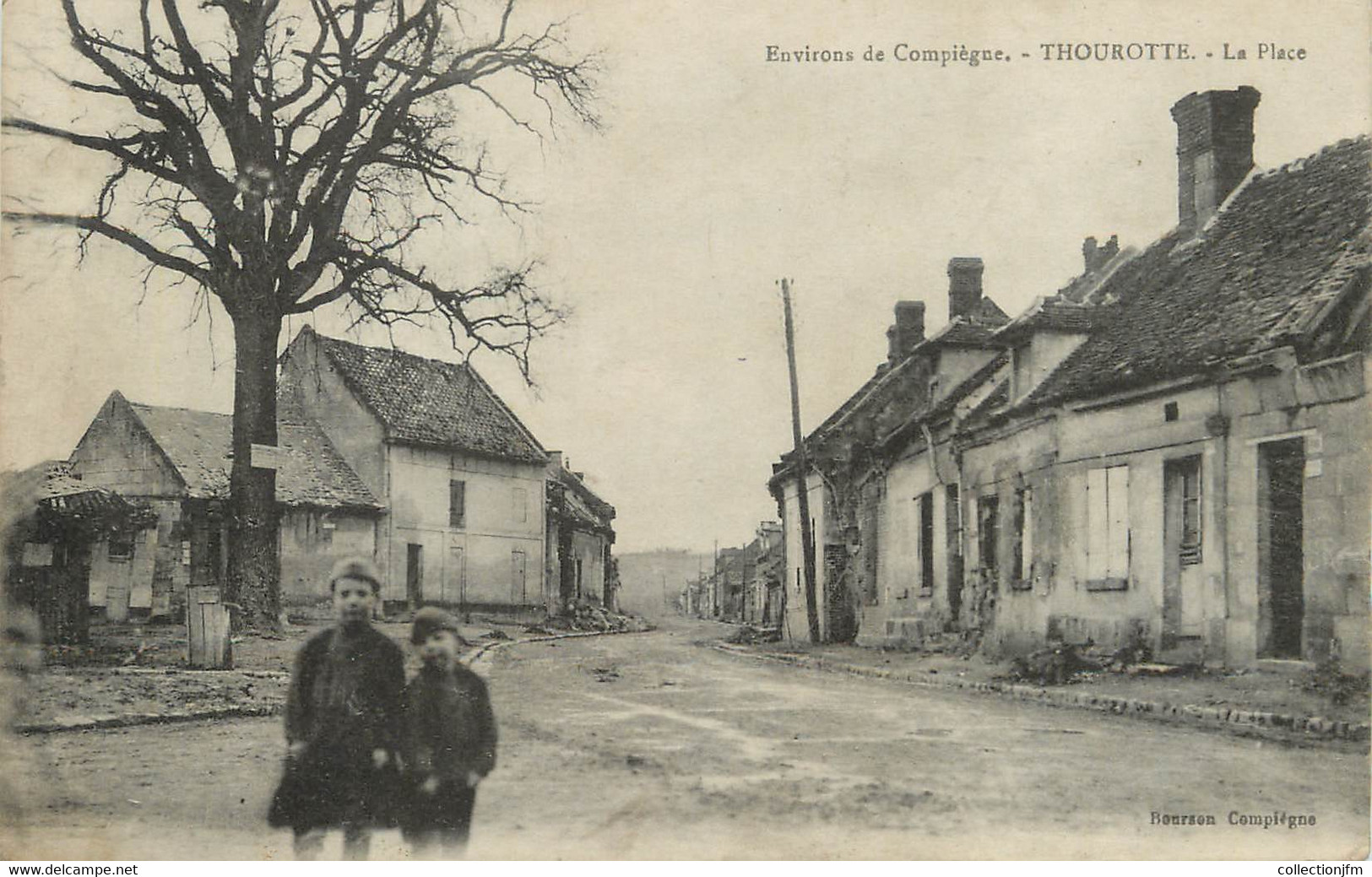 / CPA FRANCE 60 "Thourotte, La Place" - Thourotte