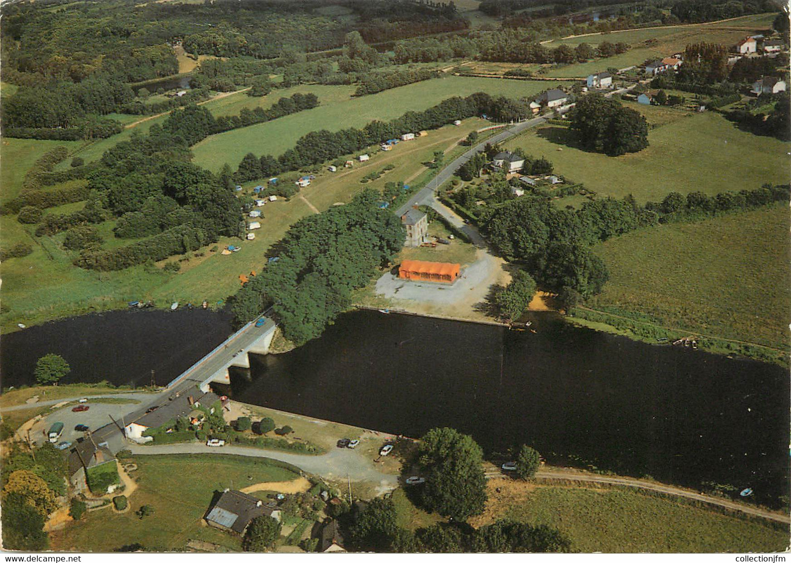 / CPSM FRANCE 44 "Guenrouet Plesse, Le Pont Saint Clair" - Guenrouet