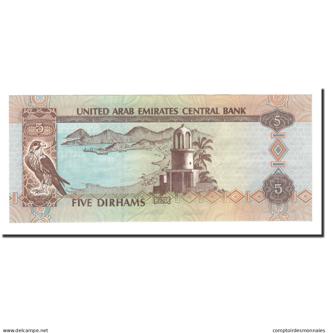 Billet, United Arab Emirates, 5 Dirhams, 1993, KM:12a, NEUF - Emirats Arabes Unis