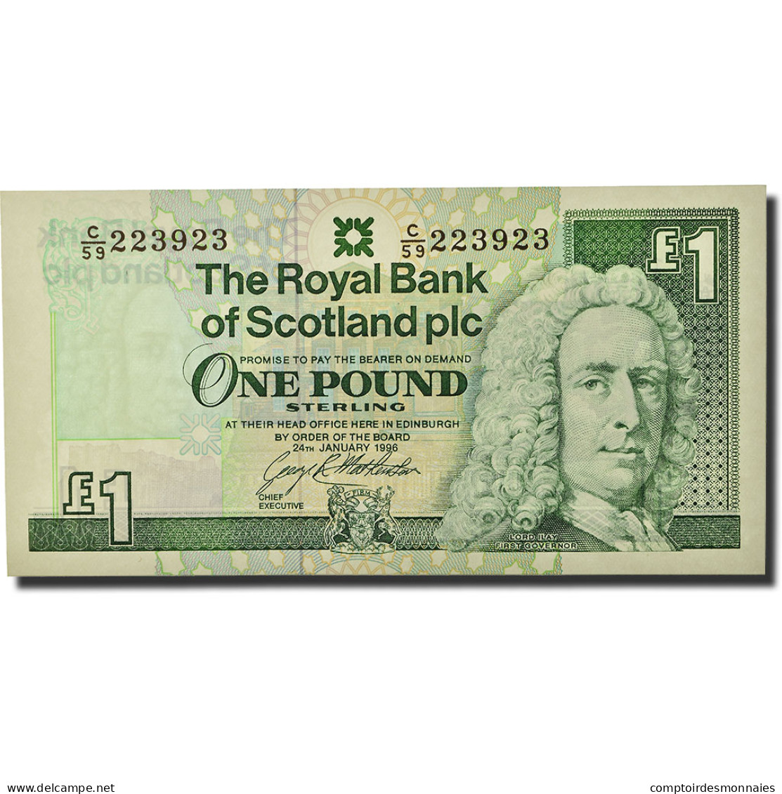 Billet, Scotland, 1 Pound, 1987, 1987-03-25, KM:346a, NEUF - 1 Pond