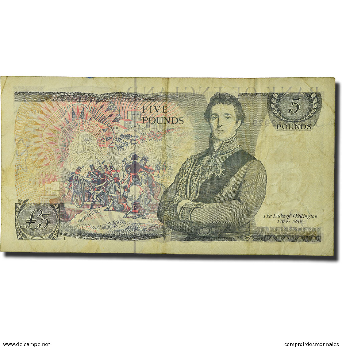 Billet, Grande-Bretagne, 5 Pounds, Undated (1971-91), KM:378e, TB - 5 Pond