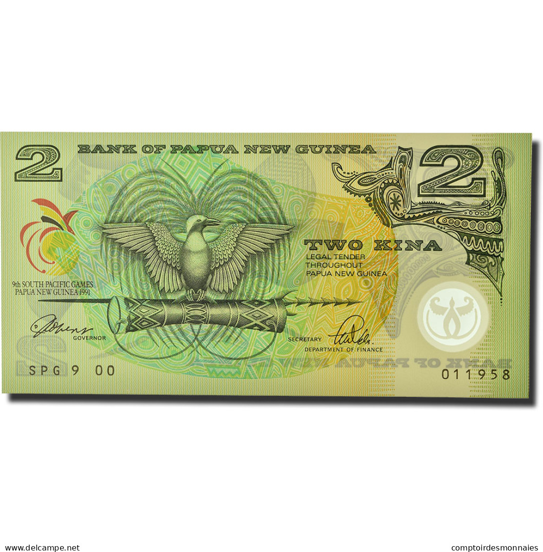 Billet, Papua New Guinea, 2 Kina, 1991, KM:12a, NEUF - Papua-Neuguinea